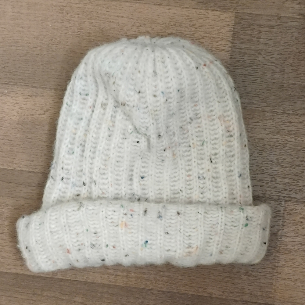 Aerie Confetti Ribbed Acrylic Blend Beanie Hat One Size